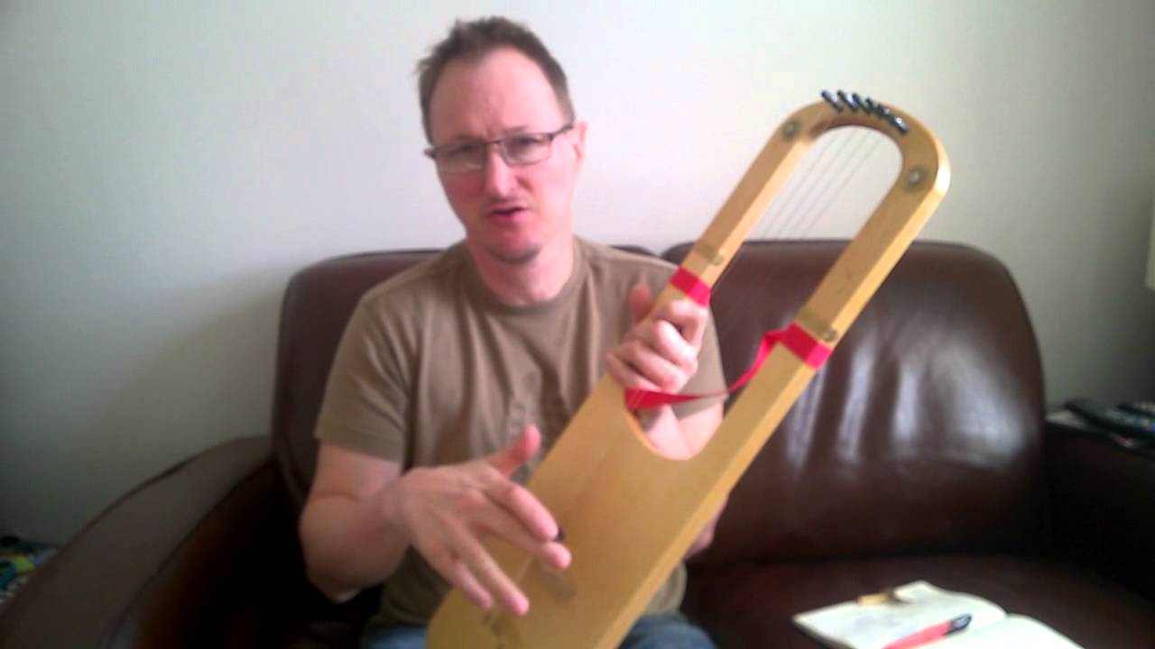 Irish/Scottish Wire Strung Lyre by Michael J king