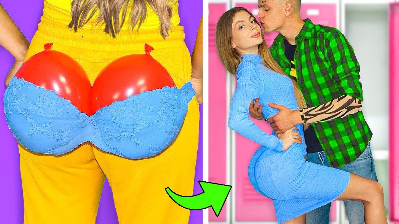 New Student vs Popular Student at College! Funny College Situations & DIY Ideas by 4 Girls