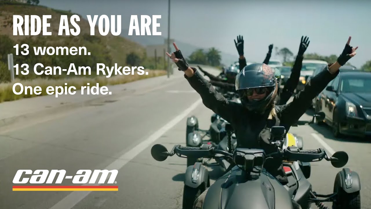 Ride As You Are // 13 women. 13 Can-Am Ryker. One epic ride.