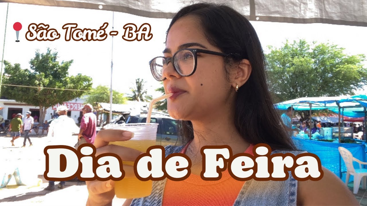 Feira livre no INTERIOR da Bahia | São Tomé 2025
