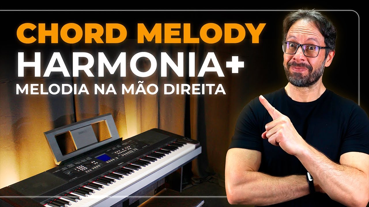 Piano Chord Melody - Como passar a harmonia da mão esquerda pra direita no piano
