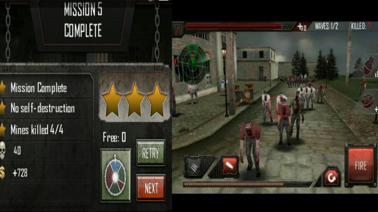 Zombie road kill 3d[mission 5]|no zombies self -destruct|[zombified killed wait mines 4]game play 40
