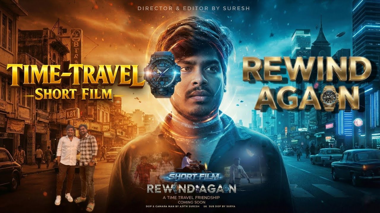 REWIND AGAIN SHORT FILM 🔥 | Time Travel Short Film | A Story of Friendship 🎬 Vizag 2026 🔥 | Suresh 