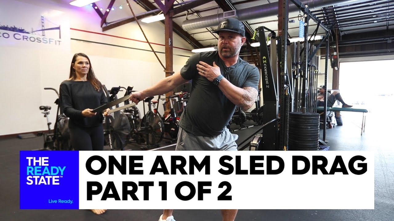 One Arm Sled Drag (1 of 2)
