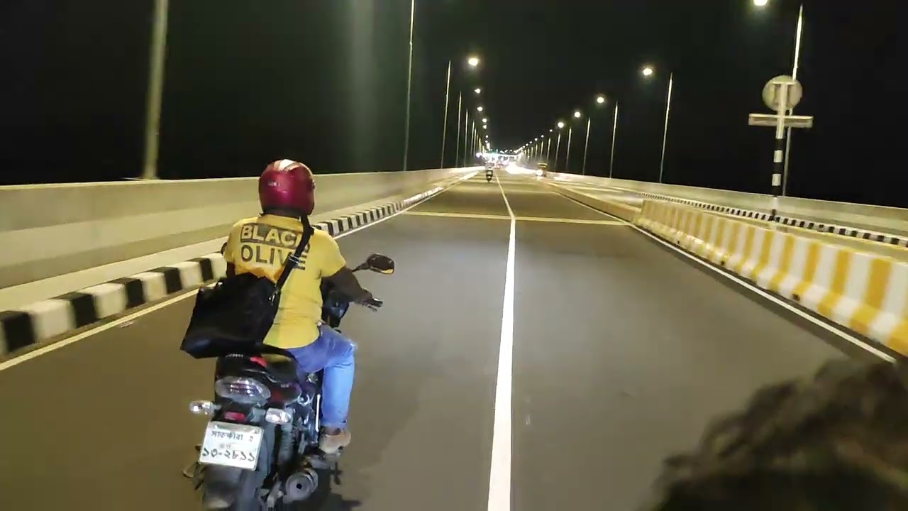কুয়াকাটা উদ্দেশ্যে, মধ্যরাতে, পায়রা ব্রিজ পটুয়াখালী।