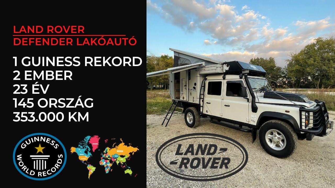 Land Rover Defender - Lakóautó, ami TÉNYLEG átmegy mindenen