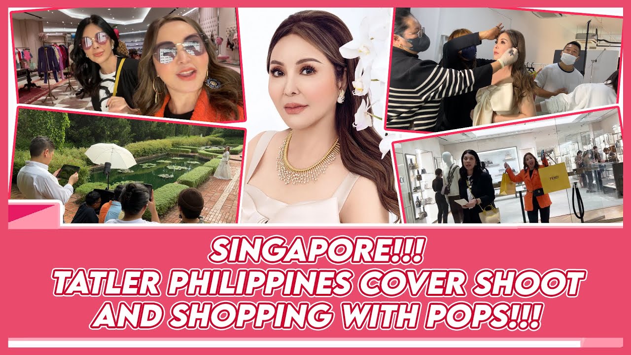 SINGAPORE VLOG: SHOPPING WITH PIPAY + BTS OF @tatlerph  SHOOT | Small Laude