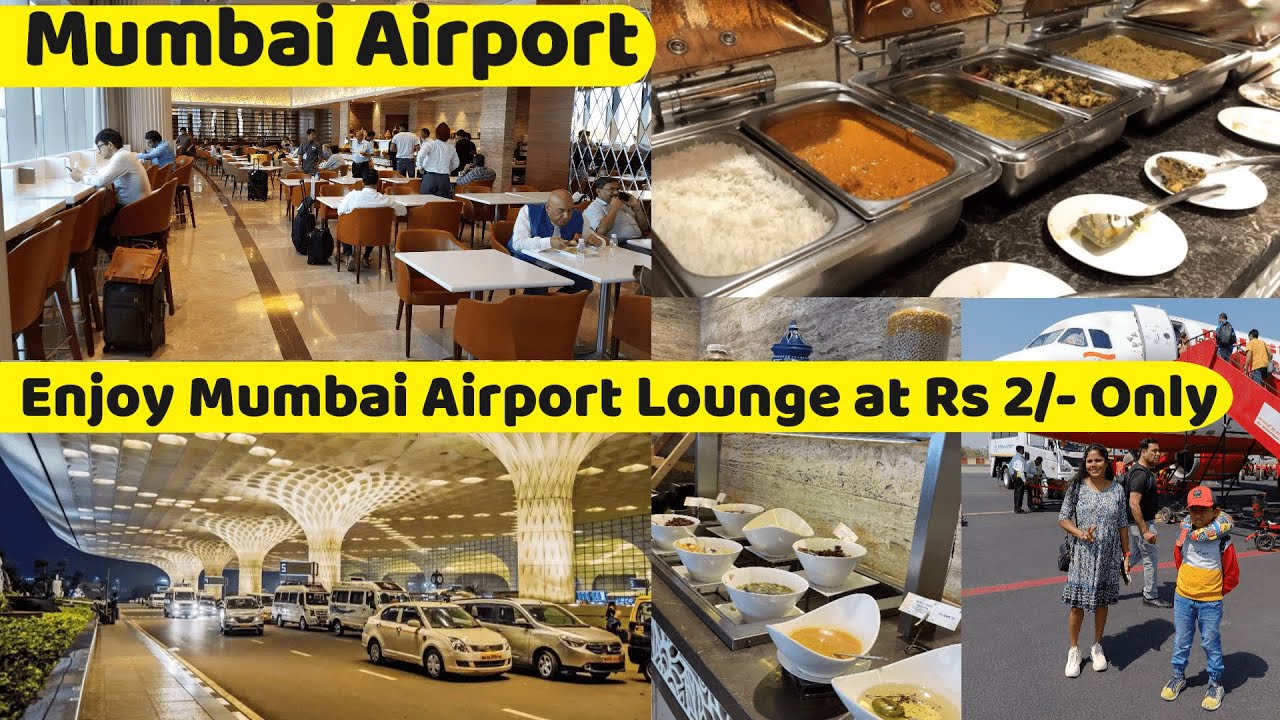 Enjoy Airport Lounge at Rs 2/- Only | Mumbai Airport Arrival & Departure |