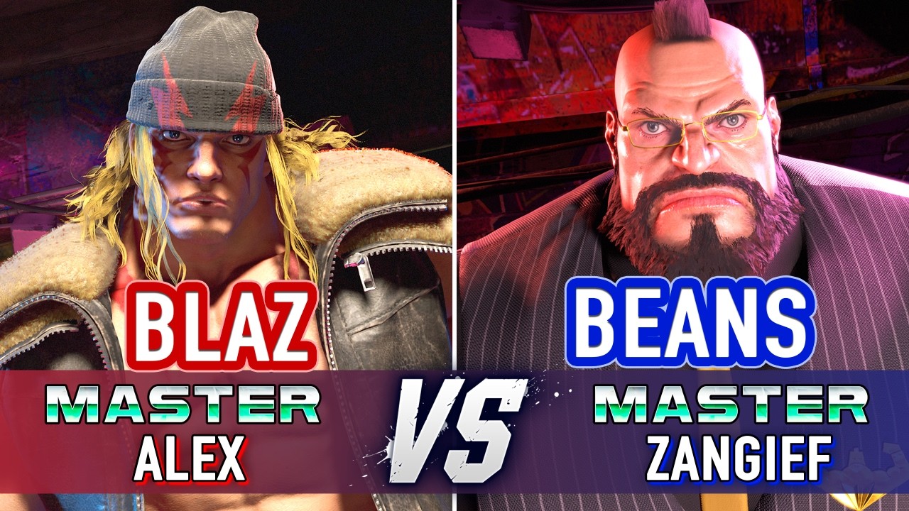 SF6 🤜 BLAZ (Alex) vs BEANS (Zangief) 🤛 SF6 High Level Gameplay