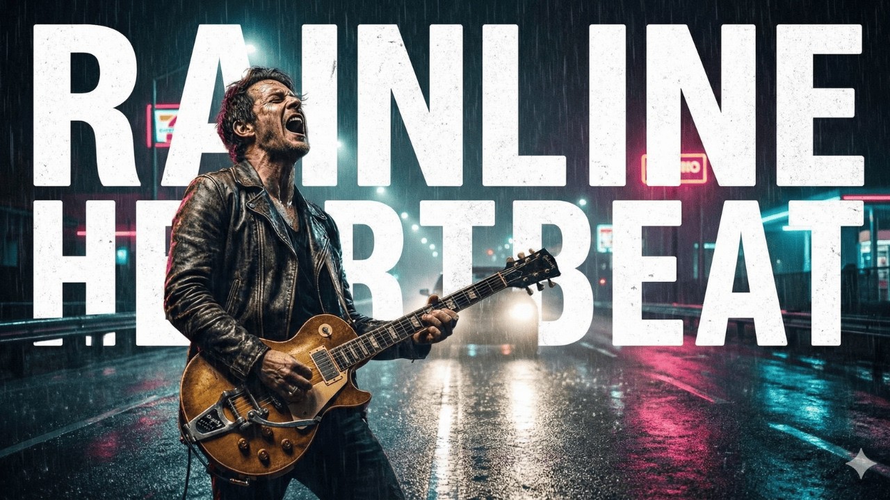 RAINLINE HEARTBEAT – Rainy Night Drive Highway Rock