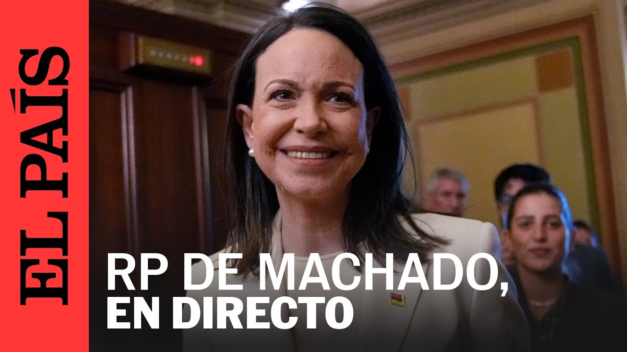 DIRECTO | MAR&Iacute;A CORINA MACHADO en rueda de prensa tras su reuni&oacute;n con TRUMP | EL PA&Iacute;S