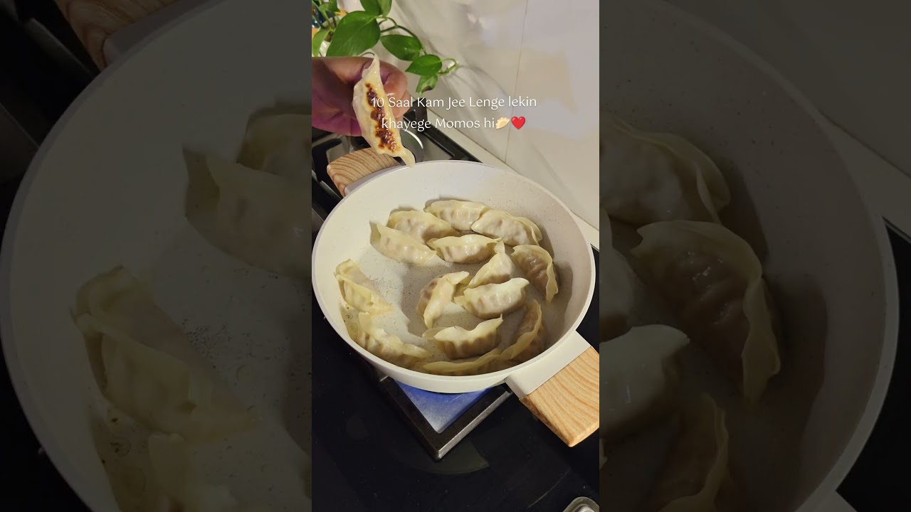 Instant Pan Fried Chicken Momos #chicken #viral #youtubeshorts #food #shortsfeed #fyp #shorts