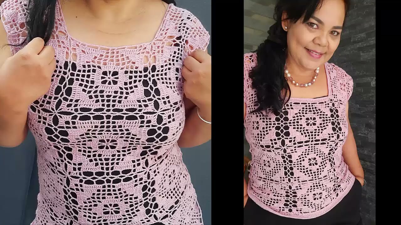 Blusa a crochet Malva paso a paso #crochet #handmade