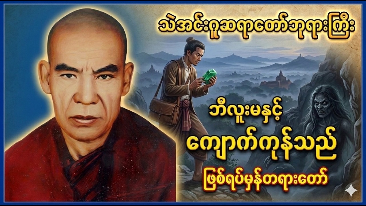 ဘီလူးမနှင့် ကျောက်ကုန်သည် (သဲအင်းဂူတရားတော်)