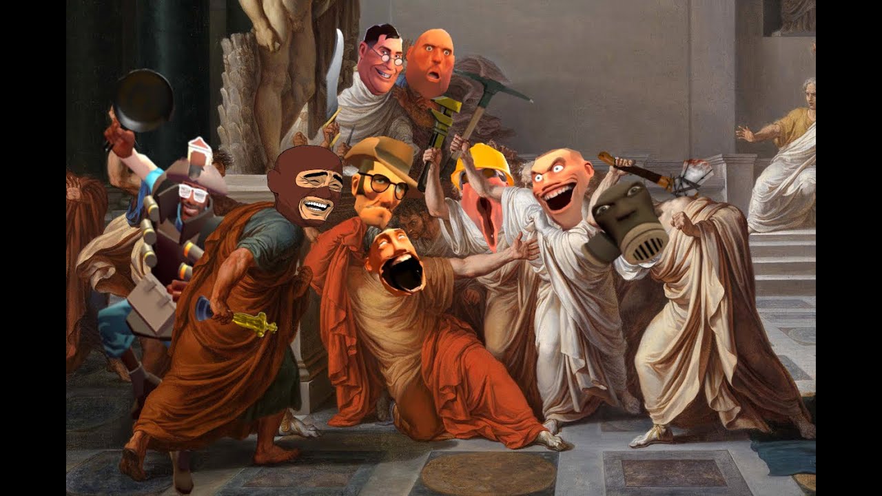 (TF2 15.ai) Mercs Argue Roman Emperors