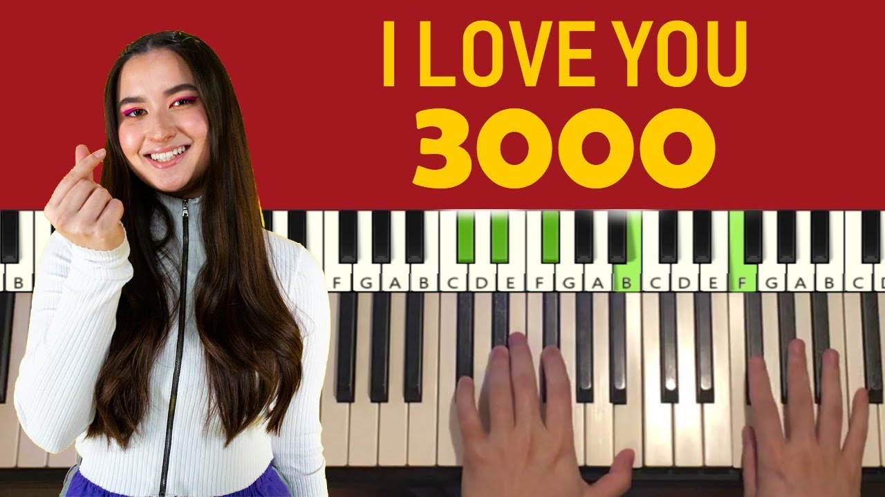 I Love You 3000 -  Piano Tutorial Lesson - Stephanie Poetri & Jackson Wang