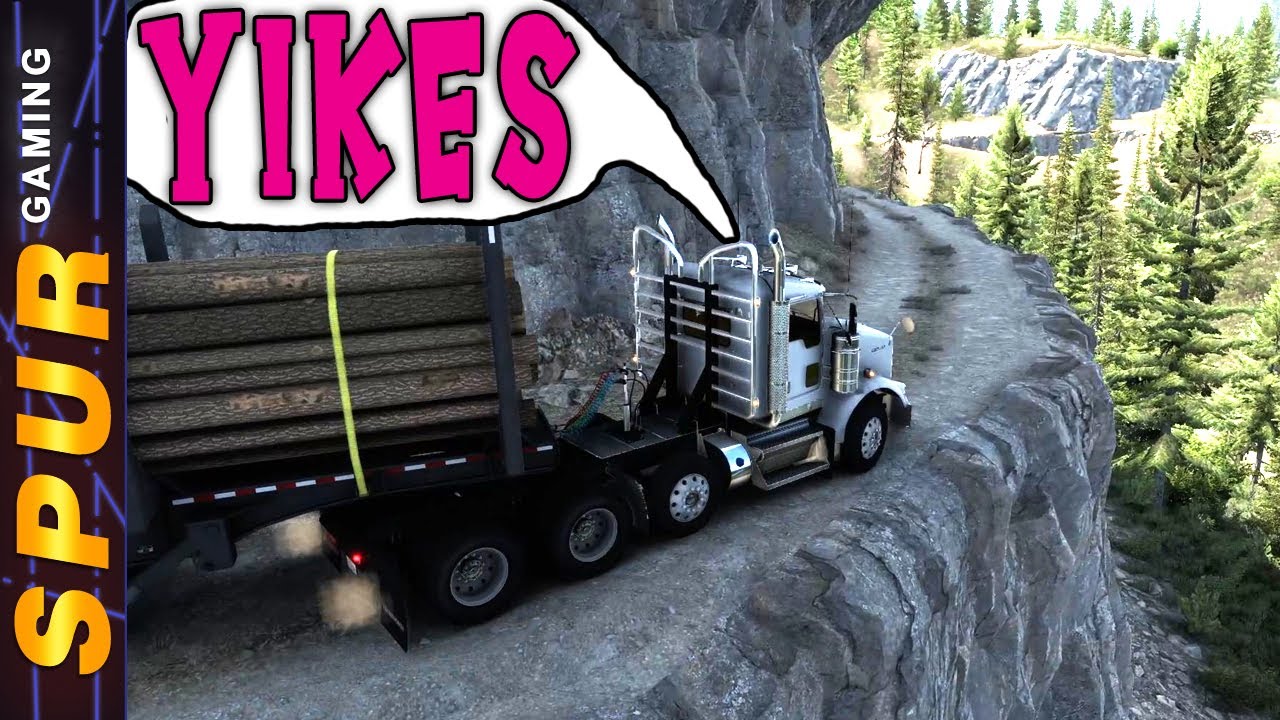 This Hidden Road Was INTENSE Logging in American Truck Simulator