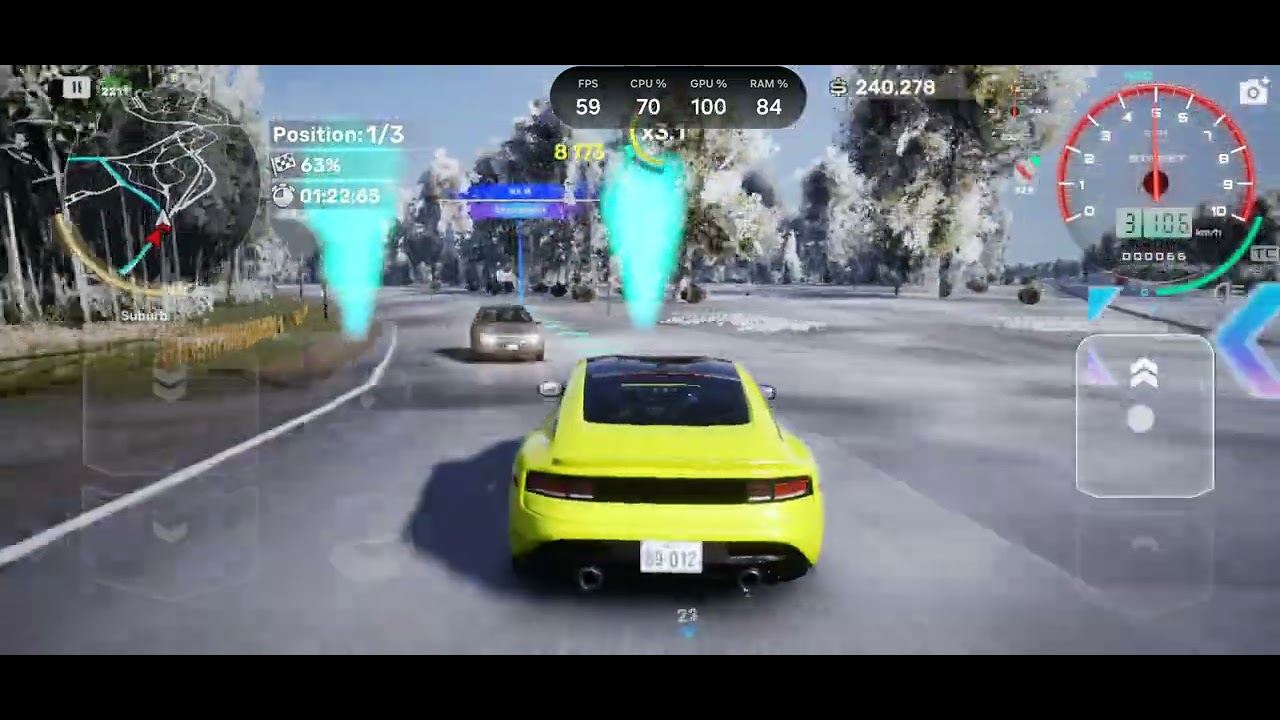 Car X street 'FALCONS OUTLAWS CLUB' finish 1 position with JAGUAR Z40 