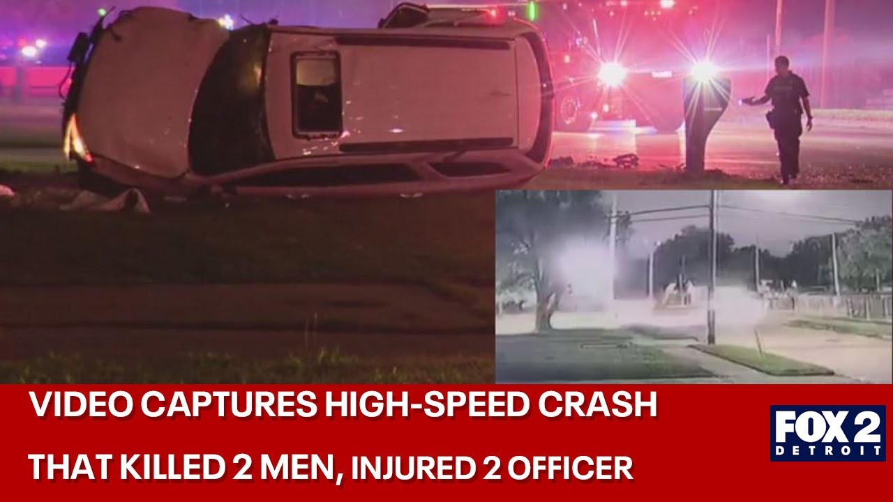 'Senseless' crash kills 2 men, leaves 2 Warren police officers injured