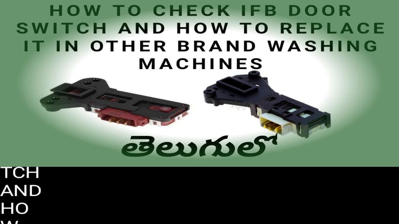 IFB door lock switch testing and how to direct door lock conection