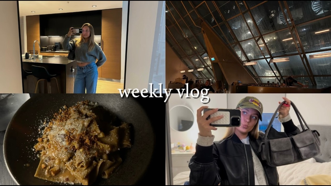 weekly vlog | dinners, baking, day in my life & work
