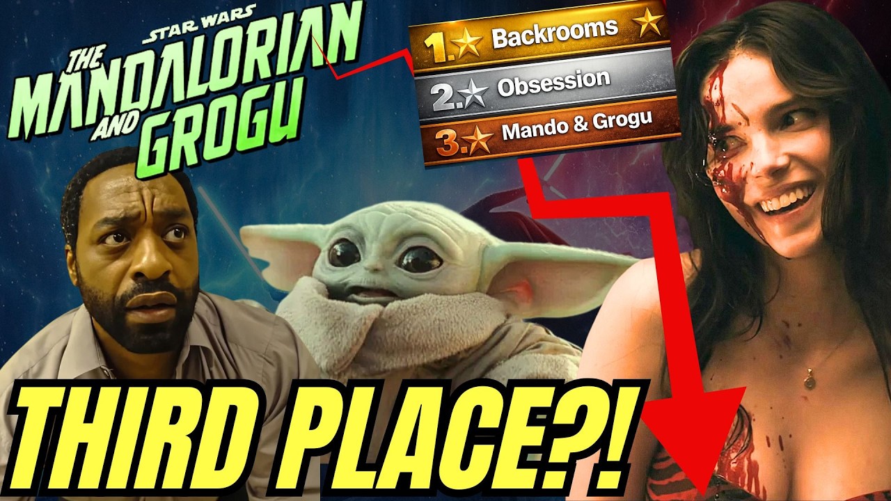 DISNEY STAR WARS IN FREEFALL! Mando & Grogu CRASHING To THIRD PLACE Behind Backrooms & Obsession!