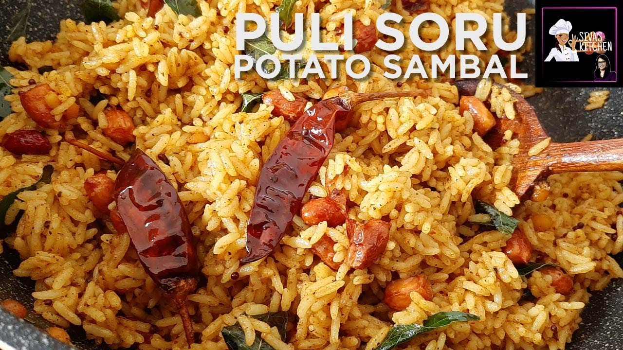 PULISOR ( tamarind rice) with spicy potato combo