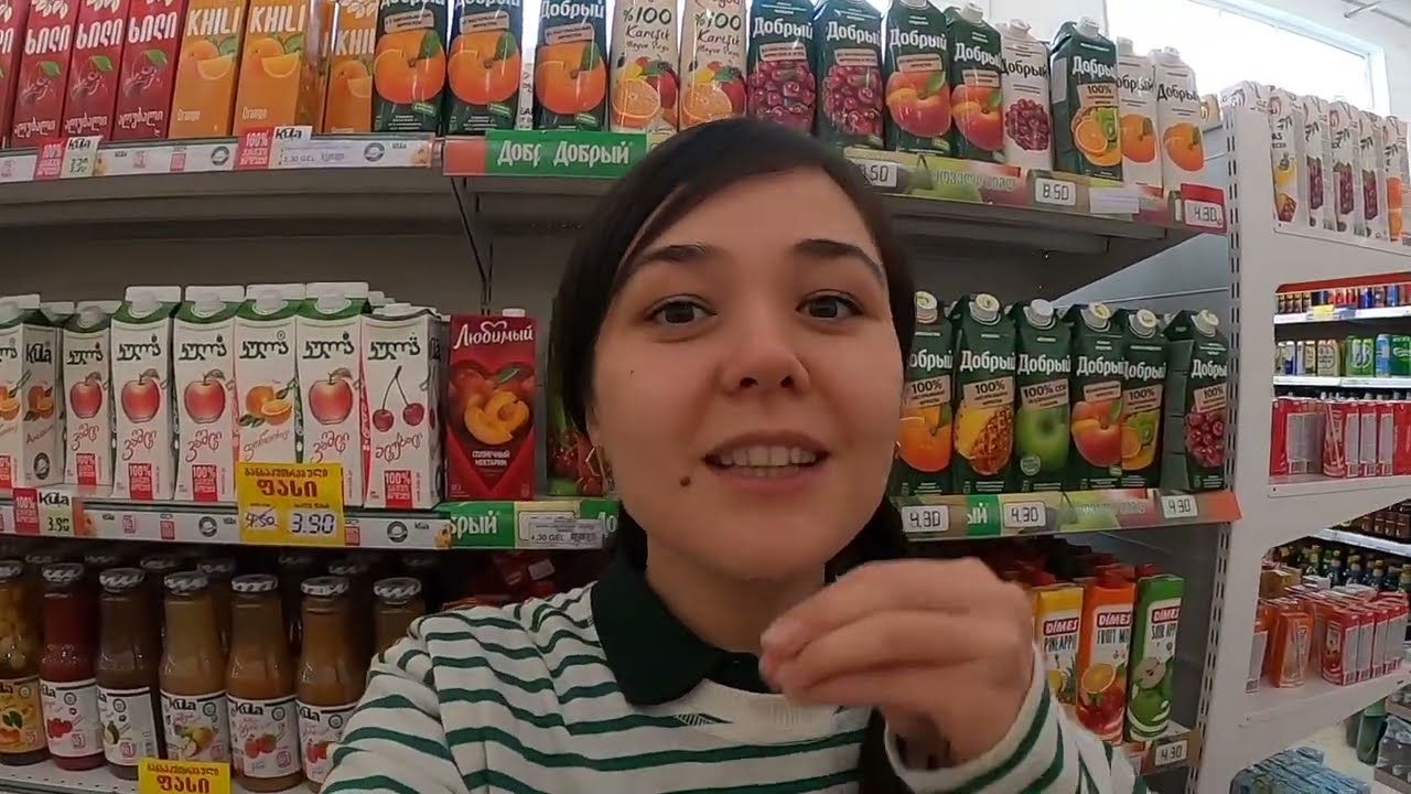FİYATLARA BAKIN! Gürcistan’da Markette Şaşırtanlar