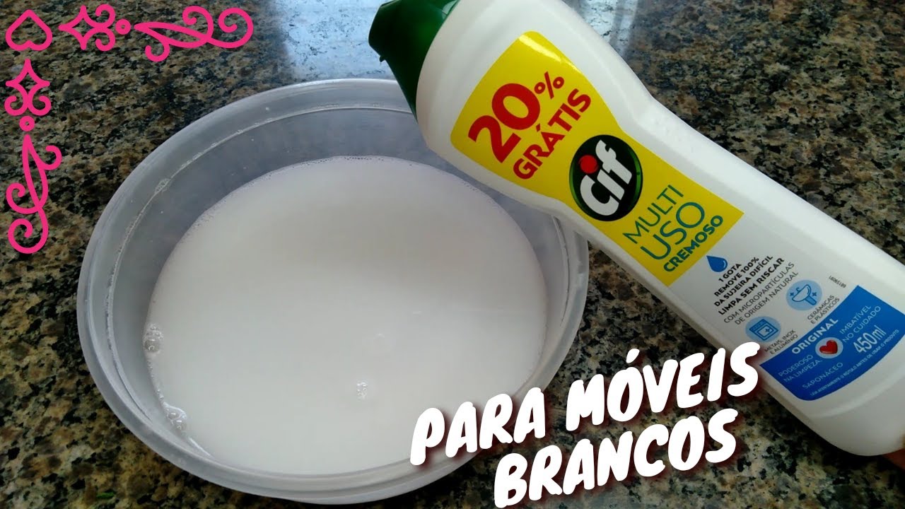 COMO LIMPAR MÓVEIS BRANCOS DE FORMA SIMPLES FÁCIL E RÁPIDA