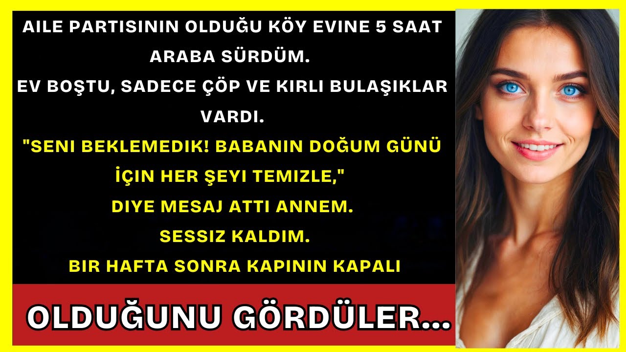 Aile Partisi İçin 5 Saat Yol Gittim. 