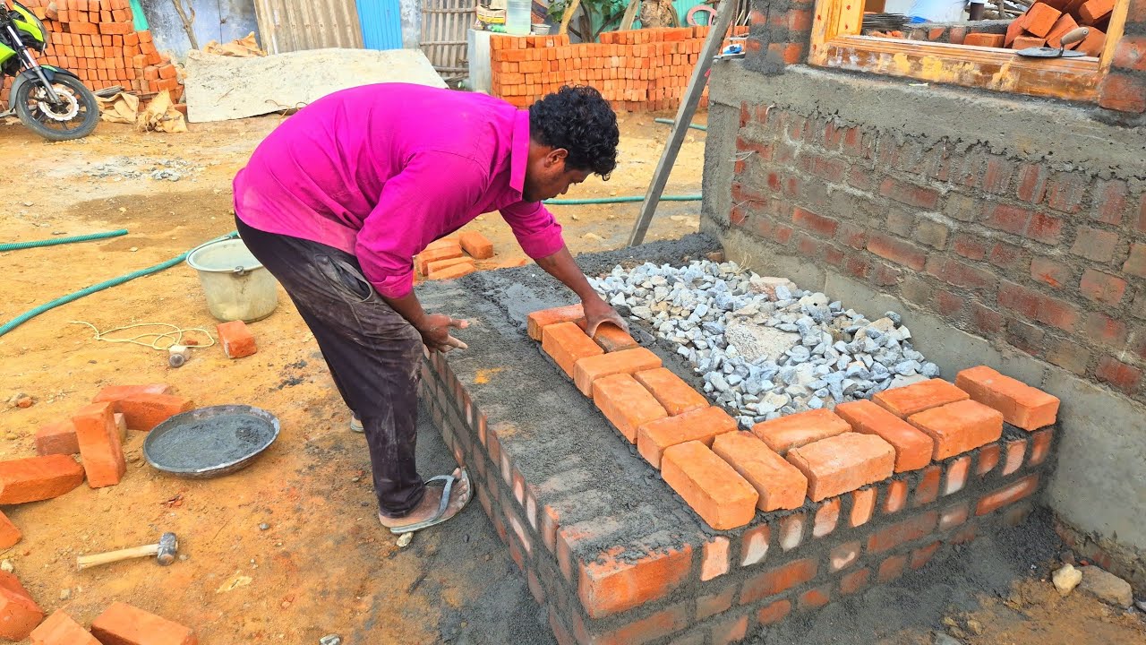 Stairs Techniques _1BHK Main Entrance Steps Accurate Build With Cement and Bricks |StairConstruction