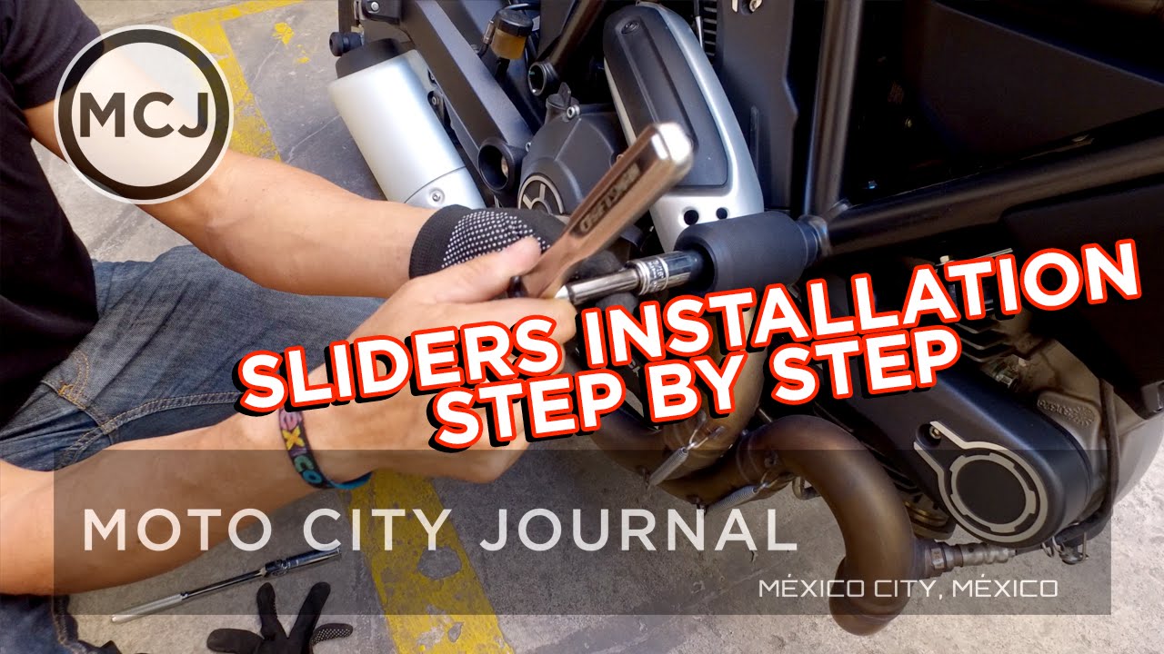 46 Ducati Scrambler Sliders Install step by step