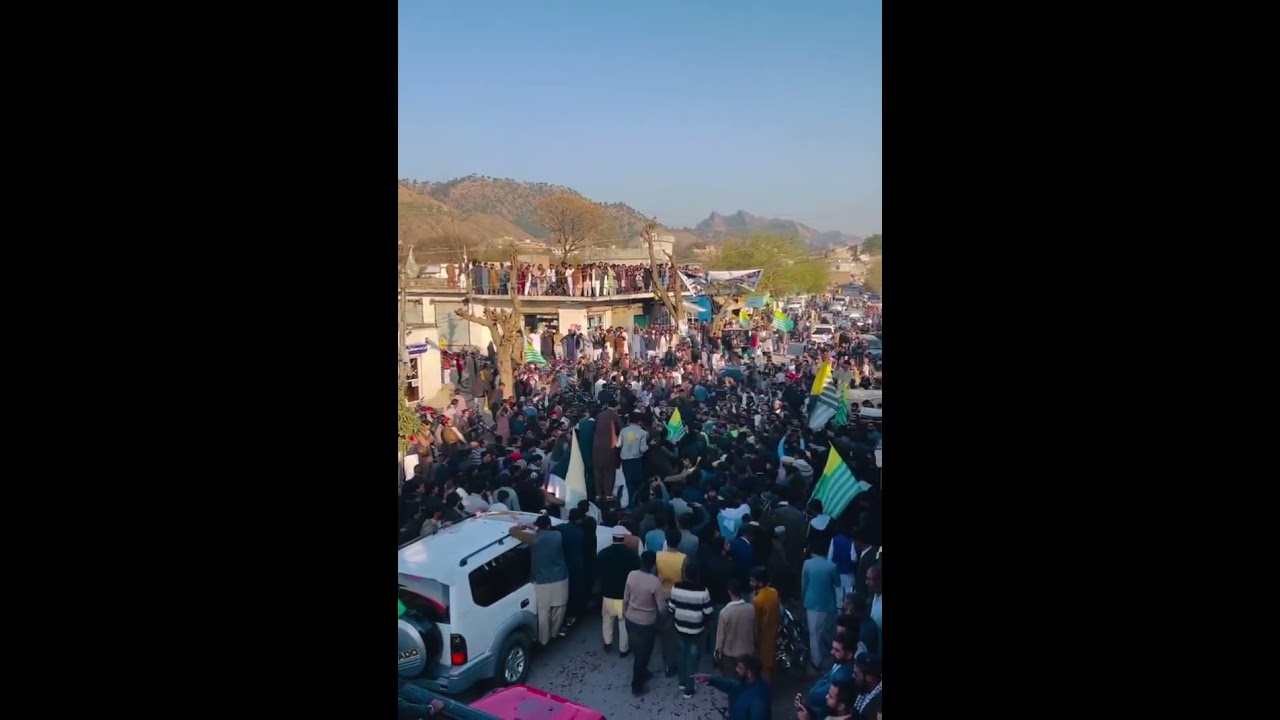 عوامی ایکشن کمیٹی کے کور ممبر خواجہ مہران کا سماہنی آزاد کشمیر میں شاندار استقبال