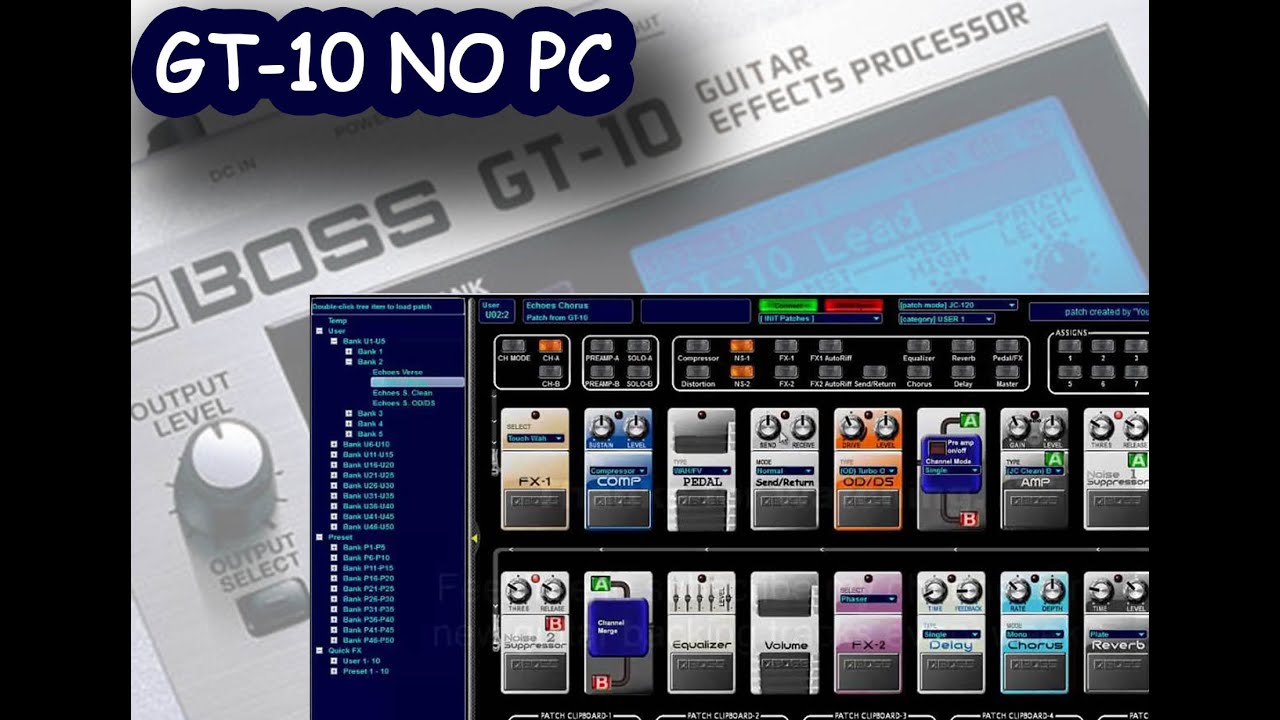USANDO PEDALEIRA GT10 NO PC