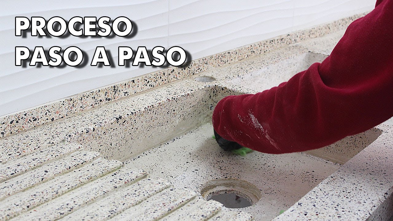 Tutorial para que construyas tu cocina de terrazzo DIY