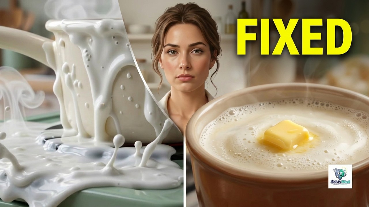 Why Milk Boils Over in 2 Seconds 🥛 (The Wooden Spoon Trick Is Half Wrong)
