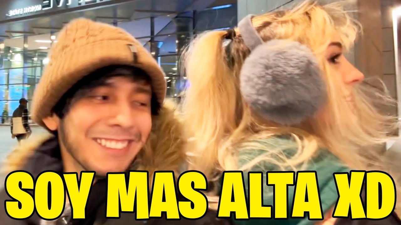 SYLVEEY SE MIDE LA ESTATURA CON DUXO EN CHICAGO XD