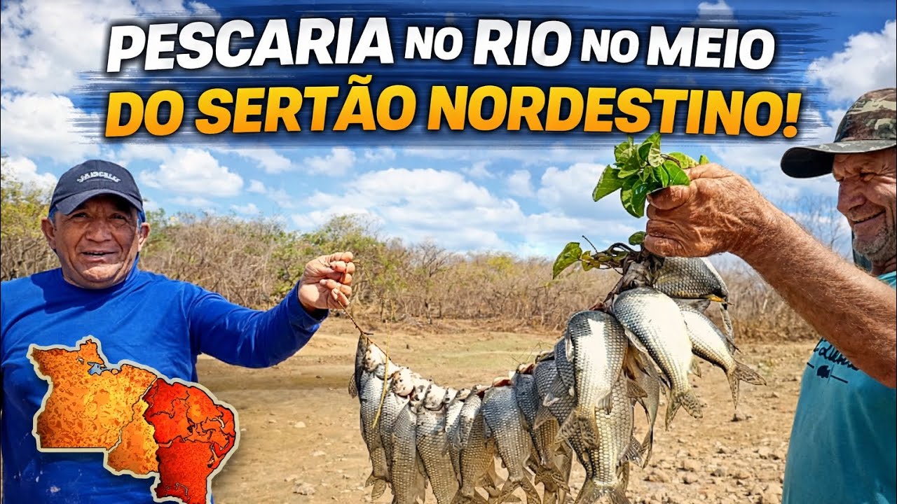 PESCARIA NO RIO EM PLENO SERTÃO NORDESTINO | FELIZ ANO NOVO!