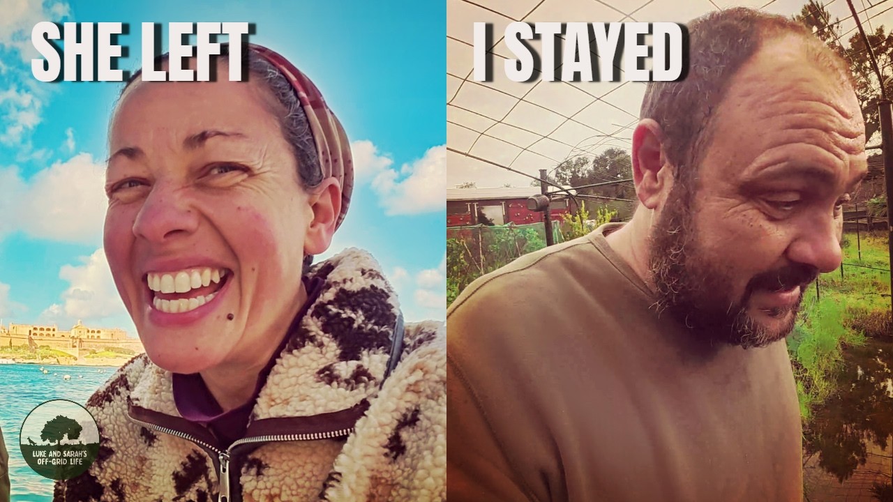 Second Week Alone on our Off-Grid Homestead in Portugal while Sarah is in Malta