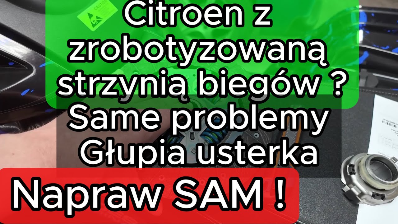 Citroen zepsuty robot zamiast skrzyni biegów ? Dziwna usterka skrzyni biegów. Warsztat od kuchni.