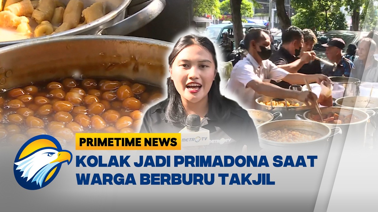 Takjil Viral di Mangga Besar Warga Antre Kolak dengan 8 Panci Besar  [Primetime News]