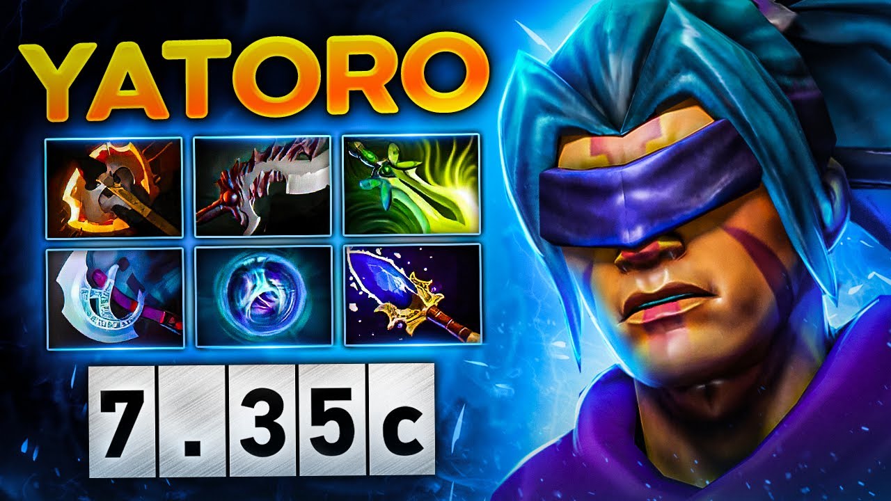 Анти-Маг 7.35С от Яторо雨 через Аганим! — Anti-Mage Yatoro Dota 2
