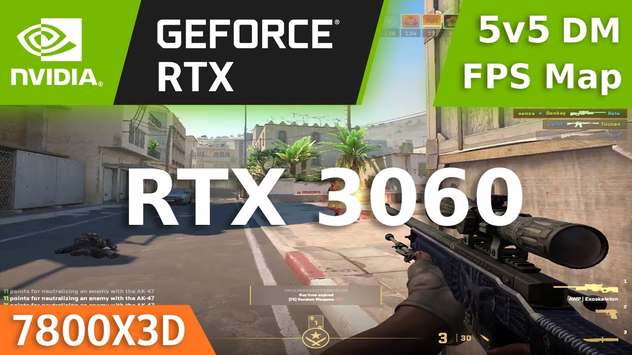CS2 : RTX 3060 + 7800X3D | 1920x1080