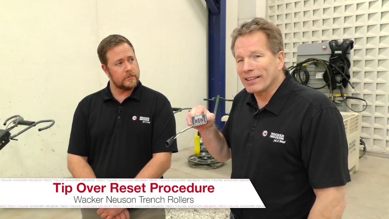 Wacker Neuson TechTalk Ep03  RT Tip Over Reset