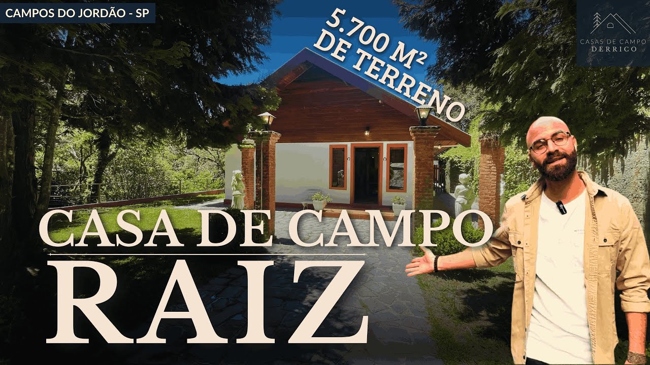 CASA DE CAMPO RAIZ - O Seu Refúgio Particular de 5.700m² em Campos do Jordão