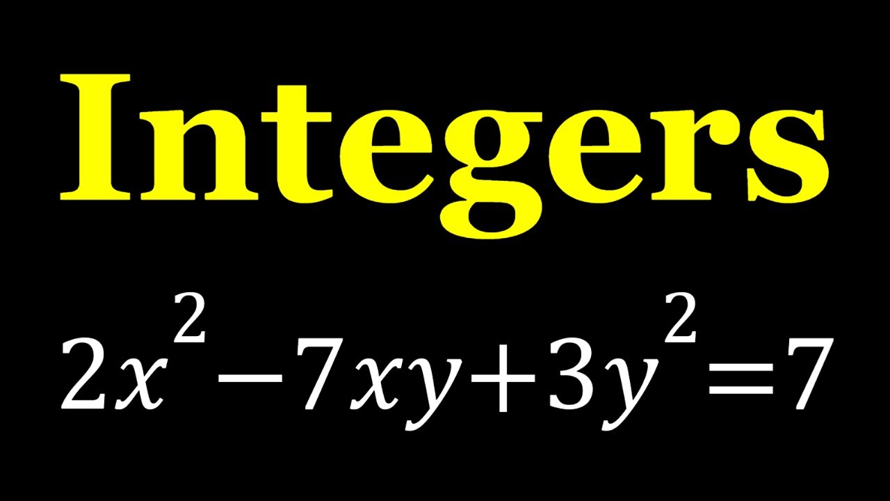 Diophantine Equation | Integer Solutions?