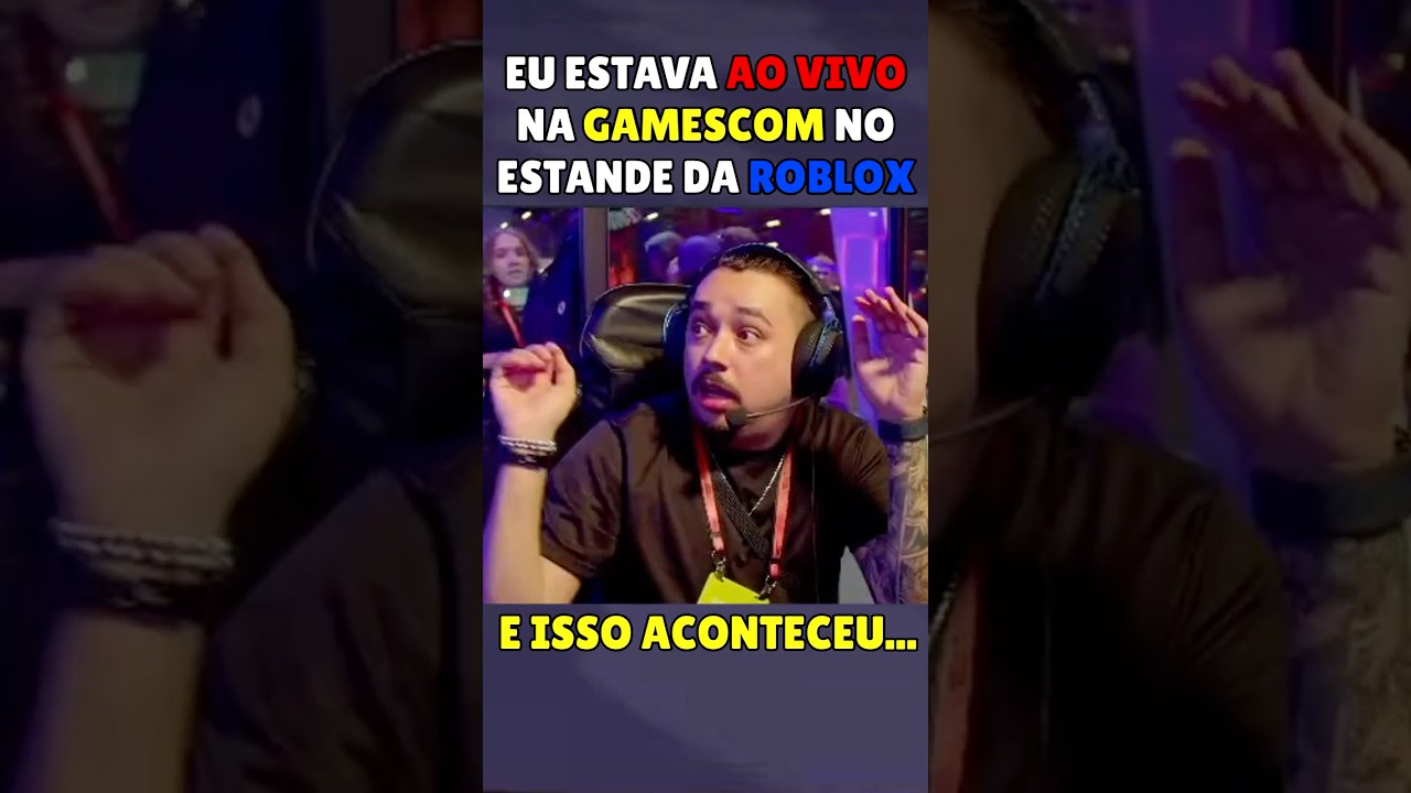 Explanation of what happened on the Live at the Roblox booth at Gamescom! #gamescomlatam #roblox
