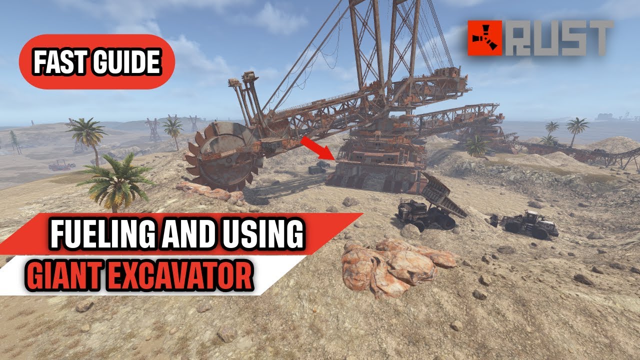 How to Fuel and Power on the Giant Excavator Rust Quick Guide
