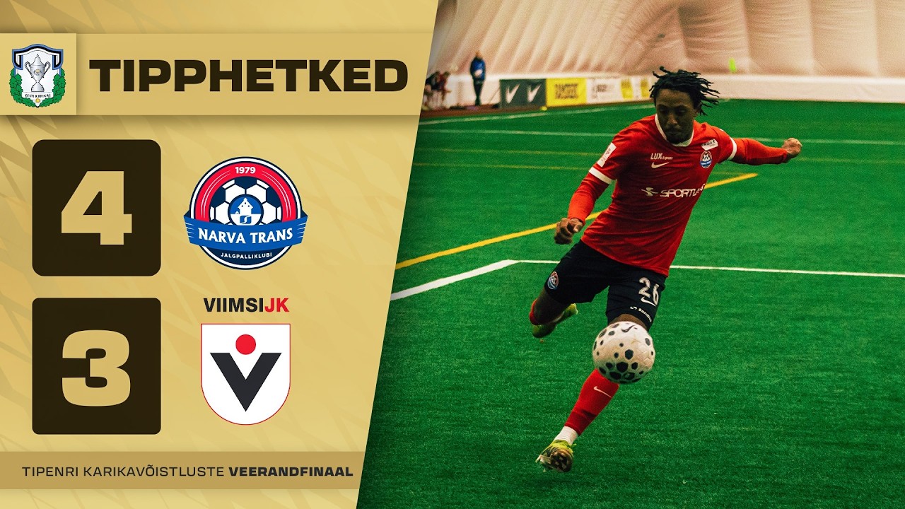 Tipneri karikavõistlused 1/4-finaal: JK Narva Trans – Viimsi JK 4:3 (11.03.2026)