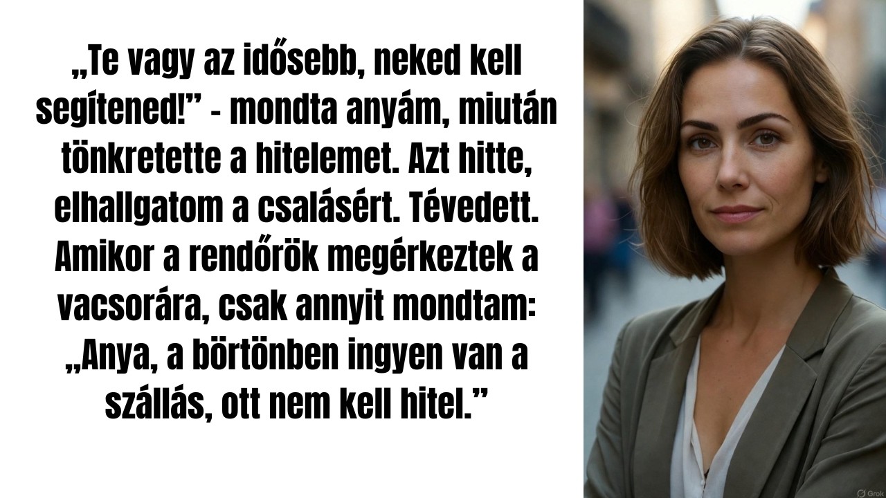Anyám hitelt vett fel a nevememben, hogy az öcsém tartozásait kifizesse – A rendőrséget hívtam a c..